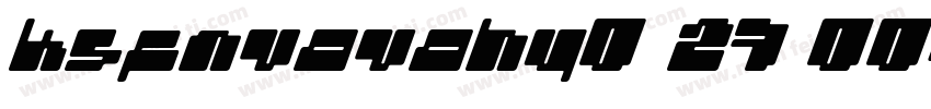 KSFNVAVAHY0 27 00字体转换